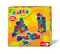 Noris 606012047 Premier Jeu de 3 Jeux de coléoptères colorés, à partir de 3 Ans