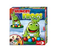 Noris 606061859 - Hungry Frogs, Le Jeu Amusant pour Petits et Grands, pour Enfants à partir de 4 Ans