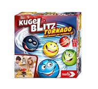 noris 606064680 Tornado Flash Boule - Jeu pour Enfants à partir de 5 Ans - Jeu de réaction chargé d'action pour Toute la Famille - pour 2 à 4 Joueurs - Noir
