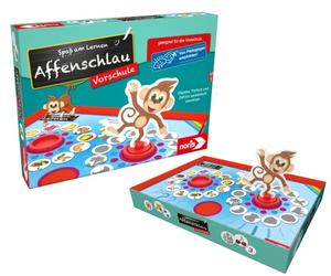 Noris 606071901 - Chouette de Singe - Amusant à Apprendre - Apprentissage ludique recommandé par Les éducateurs, à partir de 5 Ans