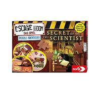noris 606101966 - Escape Room Secret of The Scientist - Puzzle Aventures - Familles et Société pour Les Fans de Puzzle, avec 3 Cass, à partir de 14 Ans