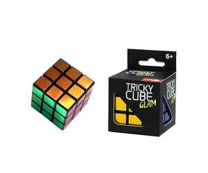 Noris 606132065 Tricky Cube Glam, Le Classique pour Encourager la pensée Spatiale, pour Enfants à partir de 6 Ans, métallique