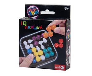 Noris 606134746 - IQ Heckmeck (Jeu de logique à partir de 6 Ans) - Jeu de réflexion Intelligent pour 1 Personne dans Un Format Pratique à emporter, Jogging cérébral pour Enfants et Adultes