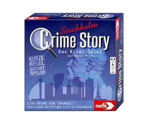 Noris 606201969 Crime Story Stockholm-Le Détective Jeu de Cartes Crimi, à partir de 12 Ans