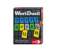 Noris 606261944 - Jeu de Cartes à partir de 8 Ans - Équipe délicate de 2 à 8 Joueurs pour Les Lettres et Les Mots