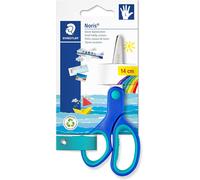 Noris 965,Ciseaux Gauchers À Bouts Arrondis,Sécurisés Pour Les Enfants,Étui Blister Avec 1 Paire De Ciseaux De 14 Cm,965 14 Lnbk