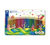Noris® colour 185 Crayon de couleur étui métallique de 36 pièces assorties