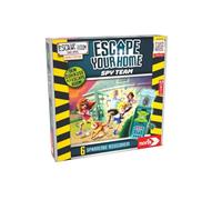 Noris Escape Your Home 606101975 Jeu de société pour 3 à 6 Joueurs avec minuteur et Piles pour Tous Les Fans Escape Room à partir de 8 Ans