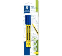Noris Writing Pen 307 - 2 Feutres Pointe 0,6 Mm - Bleu - En Plastique 97% Recyclé - 307 - 3 Bk2