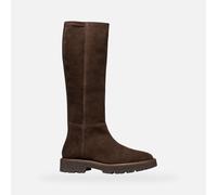 Geox Bottes Norize pour femme en cuir suédé marron, marron, 38 EU