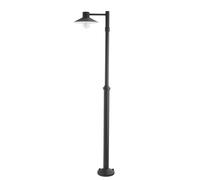 Norlys - Lund 1 Lampadaire de Parc pour Ancrage Béton Noir