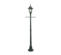 Norlys - Rimini/Milano 1 Lampadaire de Parc Blanc pour Ancrage Béton Noir