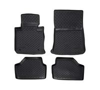 NORM LINERS 3D Tapis de Sol en Caoutchouc TPE pour BMW X1 E84 2009-2015, sur Mesure, Bord Haut, Noir, Antidérapant, Toutes Saisons, sans Odeur