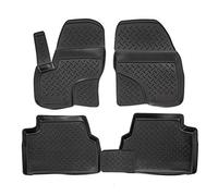 NORM LINERS 3D Tapis de Sol en Caoutchouc TPE pour Ford Kuga 2008-2012, sur Mesure, Bord Haut, Noir, Antidérapant, Toutes Saisons, sans Odeur