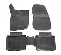 NORM LINERS 3D Tapis de Sol en Caoutchouc TPE pour Ford Mondeo 5 2015-2022, sur Mesure, Bord Haut, Noir, Antidérapant, Toutes Saisons, sans Odeur