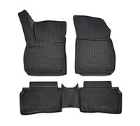 NORM LINERS 3D Tapis de Sol en Caoutchouc TPE pour Opel Insignia B Depuis 2017, sur Mesure, Bord Haut, Noir, Antidérapant, Toutes Saisons, sans Odeur