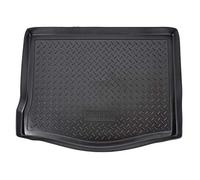 Norm Liners | Tapis De Coffre en Caoutchouc TPE Toutes Saisons pour Focus 2 5P. Berlina 2005-2010, Bord Haut, Noir, Antidérapant, Toutes Saisons
