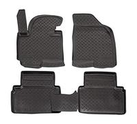 Norm Liners | Tapis De Sol en Caoutchouc TPE Toutes Saisones pour Sportage SL 2010-2015, Bord Haut, Noir, Antidérapant, Toutes Saisons