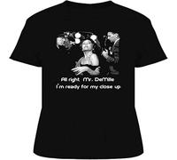 Norma Desmond Gloria Swanson Sunset BLVD T Shirt Graphic Unisex Tee Black XXL