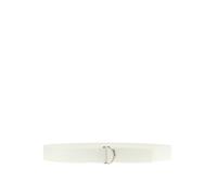 Norma Kamali, Femme, Accessoires, Blanc, Taille: ONE Size Ceinture en Tissu Chic avec Boucle en D