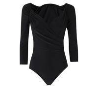 Norma Kamali, Femme, Tops, Noir, Taille: 38 FR Off Shoulder Sweatheart Bodysuit