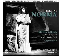 NORMA (LONDON LIVE 18/11/1952) - REMASTERED 2017 2 CD NEUF BELLINI,VINCENZO