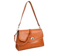 Norma Sac à bandoulière classique en cuir véritable pour femme, peau, Medium