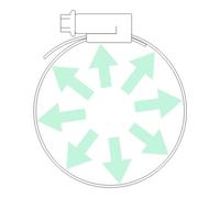 Norma TORRO NORMACLAMP Collier de serrage à vis sans fin DIN3017, W5, 9mm, 12-22mm Quantité:100