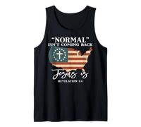 Normal is Not Coming Back Jésus is Christian Faith Débardeur