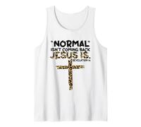 Normal is Not Coming Back Jesus is Leopard Débardeur