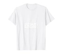 Normal Isn't Coming Back Jésus is - Christian Faith T-Shirt, Homme, Blanc, S