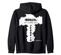 Normal ne reviendra Pas, mais Jésus Oui Apocalypse 14 Sweat à Capuche