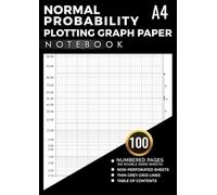 Normal Probability Plotting Graph Paper Notebook: 100 Numbered Pages with Table of Contents | DIN A4 Size