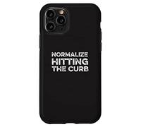 Normaliser Hitting The Curb Bad Driver Funny Meme Gen Z Joke Coque pour iPhone 11 Pro