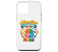Normalisez Le Changement d'avis, Un état d'esprit de Croissance Amusant Coque pour iPhone 12 Mini