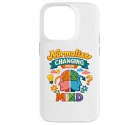 Normalisez Le Changement d'avis, Un état d'esprit de Croissance Amusant Coque pour iPhone 14 Pro