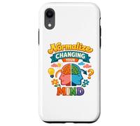 Normalisez Le Changement d'avis, Un état d'esprit de Croissance Amusant Coque pour iPhone XR