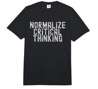 Normalize Critical Thinking Libertarian Apparel Comfort Colors Adult Heavyweight T-Shirt