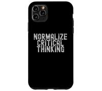 Normalize Critical Thinking Libertarian Apparel Coque pour iPhone 11 Pro Max