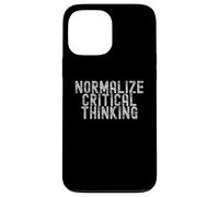 Normalize Critical Thinking Libertarian Apparel Coque pour iPhone 13 Pro Max