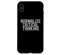 Normalize Critical Thinking Libertarian Apparel Coque pour iPhone XS Max
