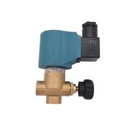 Normally Close Brass High Temperature Steam Solenoid Valve FKM G1/4" 110V 220VAC Adjustable Ironing Boiler Solenoid Valve(DC24V)