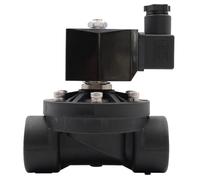 Normally Closed Or Open Plastic Solenoid Valve,DN15 DN20 DN25 DN32 DN40 DN50 Water Valves,AC 110V 220V DC12V 24V,G Or NPT Thread(NPT_DC 24V_NORMALLY OPEN)