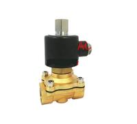 Normally Open 1/2" Bspp Electric Solenoid Valve 2/2 Way Water Air Gas Oil, 2W160-15K N/O,DC 12V 24V AC 110V 220V(DC24V)