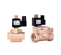 Normally Open Electric Solenoid Valve 0955 Series Brass Pilot Diaphragm Type 16kg High Pressure Water Valves 12V 24V 220V(NBR-SEAL_240VAC_OPEN)