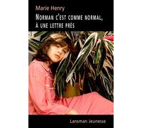 Norman, c'est comme normal, à une lettre près - Marie Henry - Lansman Eds - broché - Théâtre jeunesse