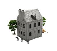 Normandie Cabane d'angle - Maison de ville française WW2 TS13 - Terrain de table imprimé en 3D WW2 | 28 mm, 20 mm, 15 mm. (20 mm)