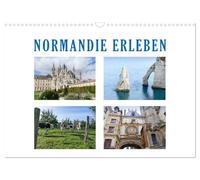 Normandie erleben (Wandkalender 2026 DIN A3 quer), CALVENDO Monatskalender: Besondere Orte und außergewöhnliche Landschaften
