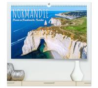 Normandie. Poesie in Frankreichs Norden (hochwertiger Premium Wandkalender 2026 DIN A2 quer), Kunstdruck in Hochglanz: Fachwerkdörfer, Küstenlicht und historische Orte im französischen Norden