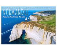 Normandie. Poesie in Frankreichs Norden (Tischkalender 2026 DIN A5 quer), CALVENDO Monatskalender: Fachwerkdörfer, Küstenlicht und historische Orte im französischen Norden